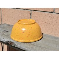 Vintage Miramar Of California Orange Sherbet Gesprenkelte Konfetti Melamin Rührschüssel Vintage Miramar Of California Orange Sherbet Gesprenkelte Konfetti Melamin Rührschüssel von TribeVintageLB