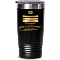 Us Navy Jag Kommandant Definition 20/30 Unzen Kaffeebecher Geschenk, Naval Promotion, Corps Veteran Ruhestand Geschenk von Tribedragon