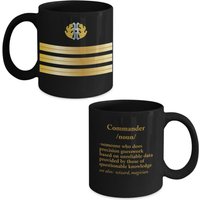 Us Navy Jag Kommandant Definition Kaffeetasse Geschenk, Naval Werbung, Corps Veteranen Ruhestandsgeschenk von Tribedragon