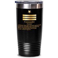 Us Navy Kommandant Kaffeebecher Becher Geschenk - Marine Promotion Ruhestand Veteran von Tribedragon