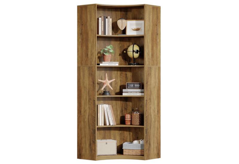 Tribesigns Eckregal 6-Etagen Eckregal, 180 cm Hohes Bücherregal mit Abgerundeten Ecken Tribesigns Eckregal 6-Etagen Eckregal, 180 cm Hohes Bücherregal mit Abgerundeten Ecken von Tribesigns