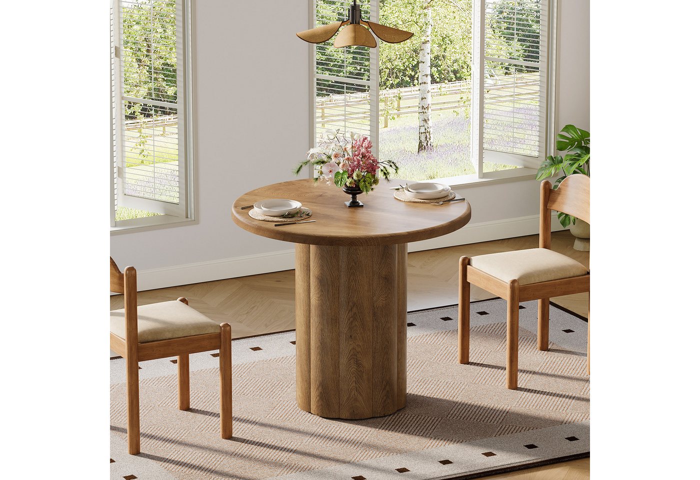 Tribesigns Esstisch 80 cm Esstisch für 4 Personen, kleiner Küchentisch mit Landhaus-Design Tribesigns Esstisch 80 cm Esstisch für 4 Personen, kleiner Küchentisch mit Landhaus-Design von Tribesigns