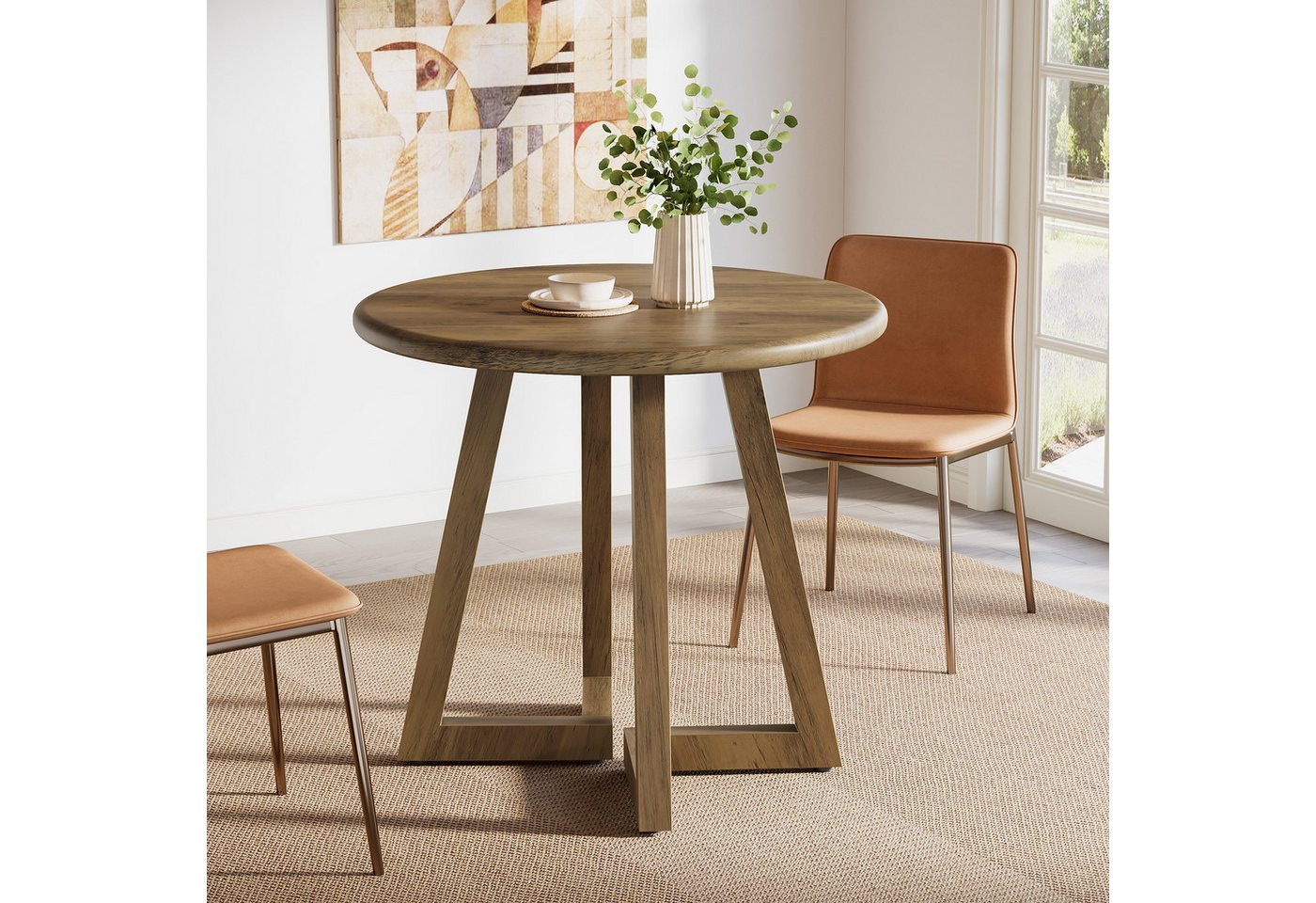 Tribesigns Esstisch Kleiner Runder Esstisch für 2–4 Personen, 80 cm Küchentisch Tribesigns Esstisch Kleiner Runder Esstisch für 2–4 Personen, 80 cm Küchentisch von Tribesigns
