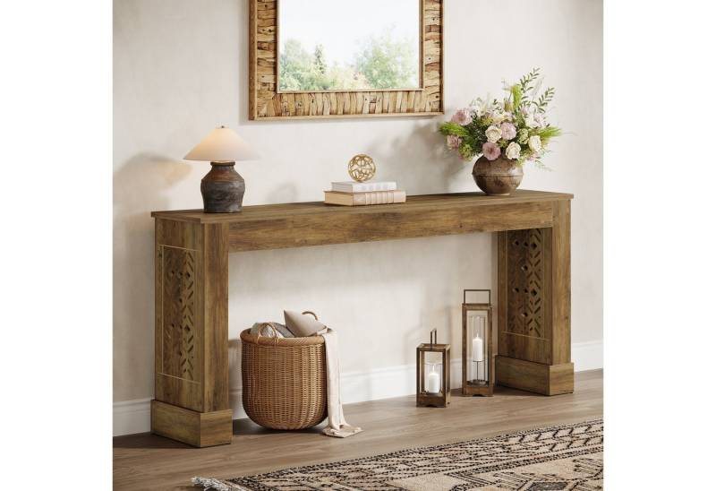 Tribesigns Konsolentisch 160 cm Landhaus Konsolentisch für den Eingangsbereich von Tribesigns