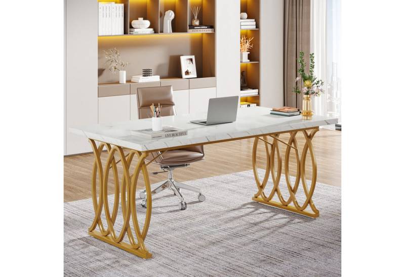 Tribesigns Schreibtisch Computertisch, 160 x 80 x 75 cm Modern PC Tisch Bürotisch Tribesigns Schreibtisch Computertisch, 160 x 80 x 75 cm Modern PC Tisch Bürotisch von Tribesigns