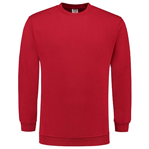 Tricorp 301008 Casual Sweatshirt, 60% Gekämmte Baumwolle/40% Polyester, 280g/m², Rot, Größe XXL von Tricorp