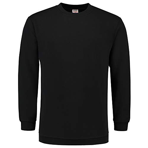 Tricorp 301008 Casual Sweatshirt, 60% Gekämmte Baumwolle/40% Polyester, 280g/m², Schwarz, Größe 3XL von Tricorp