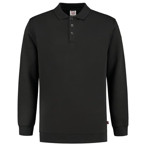 Tricorp 301016 Casual Polokragen Bund Sweatshirt, Waschbar 60°C, 70% Baumwolle/30% Polyester, 280g/m², Rot, Größe 6XL von Tricorp