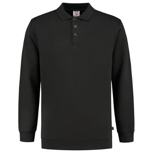Tricorp 301016 Casual Polokragen Bund Sweatshirt, Waschbar 60°C, 70% Baumwolle/30% Polyester, 280g/m², Rot, Größe XS von Tricorp