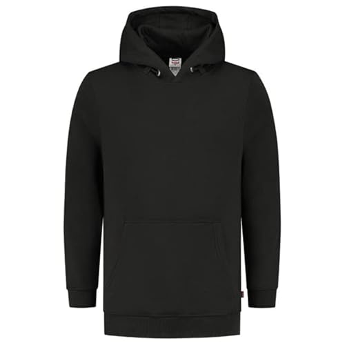 Tricorp 301019 Casual Hoodie, Waschbar 60°C, 70% Baumwolle/30% Polyester, 280g/m², Schwarz, Größe S von Haas F1 Team