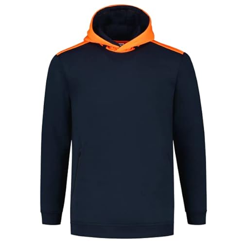 Tricorp 303005 Safety High Vis Hoodie, 80% Polyester/20% Baumwolle, 280g/m², Tinte-Fluor Orange, Größe 3XL von Haas F1 Team
