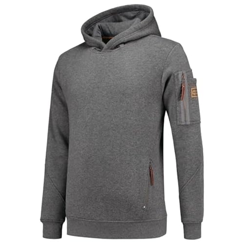 Tricorp 304001 Premium Hoodie, 80% Baumwolle/20% Polyester, 300g/m², Stein-Melange, Größe 4XL von Tricorp