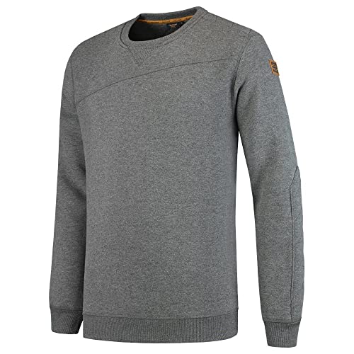 Tricorp 304005 Premium Sweatshirt, 80% Baumwolle/20% Polyester, 300g/m², Stein-Melange, Größe S von Tricorp