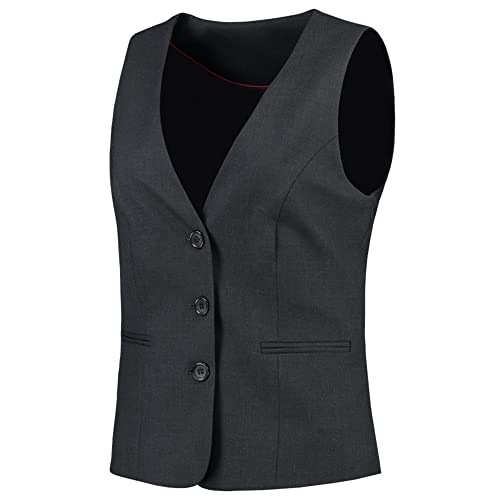 Tricorp 405002 Corporate Damen Weste, 70% Wolle/30% Polyester, 180g/m², Grau, Größe 32 von Tricorp