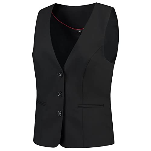 Tricorp 405002 Corporate Damen Weste, 70% Wolle/30% Polyester, 180g/m², Schwarz, Größe 32 von Tricorp