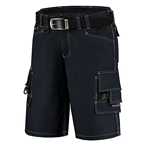 Tricorp 502006 Workwear Canvas Shorts Arbeitshose, 65% Polyester/35% Baumwolle, 100% Nylon (500D) Cordura, 300g/m², Marine, Größe 54 von Tricorp