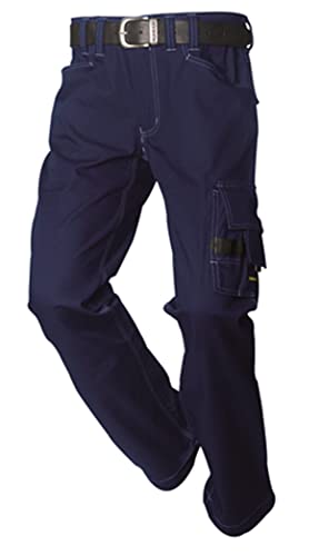 Tricorp 502007 Workwear Canvas Arbeitshose, 65% Polyester/35% Baumwolle, 100% Nylon (500D) Cordura, 300g/m², Dunkelgrau, Größe 56 von Tricorp