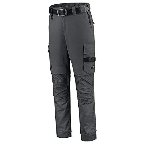 Tricorp 502020 Workwear Twill Cordura Stretch Arbeitshose, 65% Polyester/35% Baumwolle, 91% Nylon/9% Elastan Cordura, 280g/m², Dunkelgrau, Größe 48 von Haas F1 Team