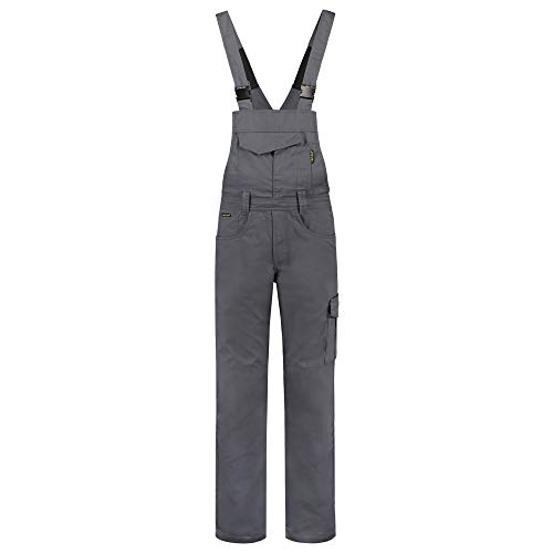 Tricorp 752001 Workwear Industrie Latzhose, 65% Polyester/35% Baumwolle, 245g/m², Konvoi Grau, Größe 4XL von Tricorp