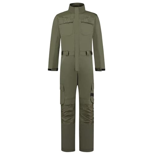 Tricorp 752005 Workwear Twill Cordura Overall, 65% Polyester/35% Baumwolle, 100% Nylon (500D) Cordura, 280g/m², Dunkelgrau, Größe 42 von Tricorp