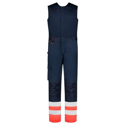 Tricorp 753008 Safety Warnschutz Kombihose, 65% Polyester/35% Baumwolle, 100% Nylon (500D) Cordura, 280g/m², Tinte-Fluorgelb, Größe 60 von Tricorp