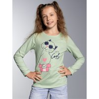 Trigema Pyjamaoberteil "TRIGEMA Langarmshirt mit Katzen-Motiv" 1 Stk. tlg. Trigema Pyjamaoberteil "TRIGEMA Langarmshirt mit Katzen-Motiv" 1 Stk. tlg. von Trigema