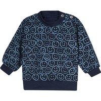 Trigema Sweatshirt "TRIGEMA Sweatshirt mit fröhlichem Smiley-Muster" von Trigema