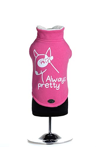 Trilly tutti Brilli PriscillafuxXXS Priscilla Sweatshirt mit Vinyl-Applikation, XXS, Fuchsia von Trilly tutti Brilli