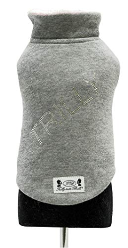 Trilly Tutti Brilli Sweatshirt mit Plüschfutter und Swarovski-Applikation, Rosa, Größe M - 1 Produkt von Trilly tutti Brilli