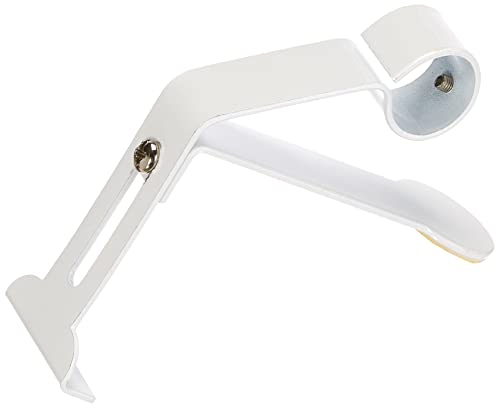 Trim&Tram 1 Stangenhalter ohne Bohren Weiß für Rollladenkasten mit Nutdurchmesser 20 von Trim&Tram