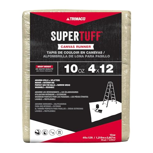 Trimaco 51127 SuperTuff Fallendes Gewebe, hautfarben, 4-feet x 12-feet von Trimaco