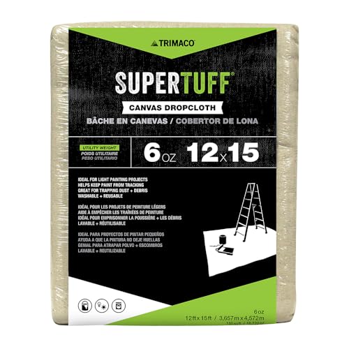 Trimaco 56703 Super Tuff Drop Tuch, 0,1 cm T, W Ft L, Beige/Creme, Leinwand, 3,6 m x 4,6 m Trimaco 56703 Super Tuff Drop Tuch, 0,1 cm T, W Ft L, Beige/Creme, Leinwand, 3,6 m x 4,6 m von Trimaco