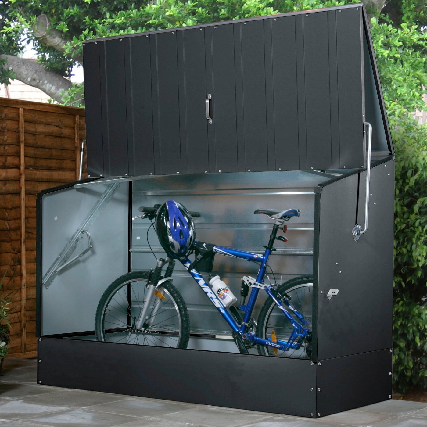 Trimetals Fahrradbox, BxTxH: 196x89x133 cm von Trimetals