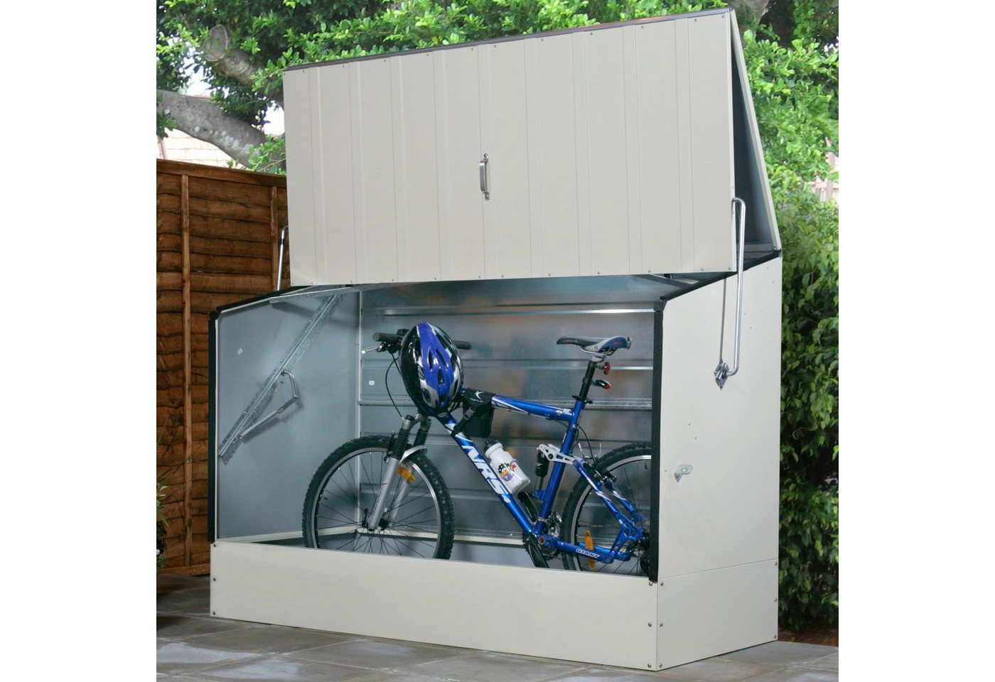 Trimetals Fahrradbox, BxTxH: 196x89x133 cm von Trimetals