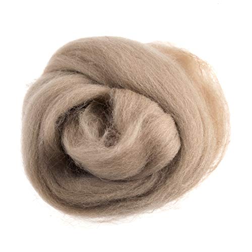 Trimits FW10.319 Natürliche Filzen Roving Wolle, 10 g, Cremebeige, Cream Beige von Trimits