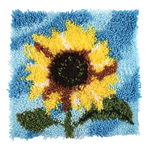 Trimits GCK098 Knüpfhaken-Set, sonnenblume, 30 x 30cm von Trimits