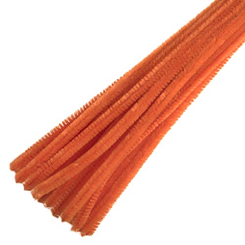 Trimits Jumbo Chenille Pfeifenreiniger, Orange, 30 cm x 12 mm von Trimits