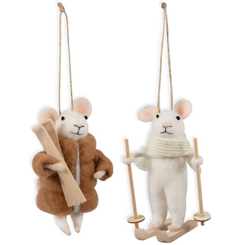 Trimits Needle Felting Mice – Christmas Tree Decorations for Kids & Adults, Complete Craft Kit with Instructions, Wool Felt Set for Beginners, Homemade Gifts & DIY Baubles Embellishments Trimits Needle Felting Mice – Christmas Tree Decorations for Kids & Adults, Complete Craft Kit with Instructions, Wool Felt Set for Beginners, Homemade Gifts & DIY Baubles Embellishments von Trimits