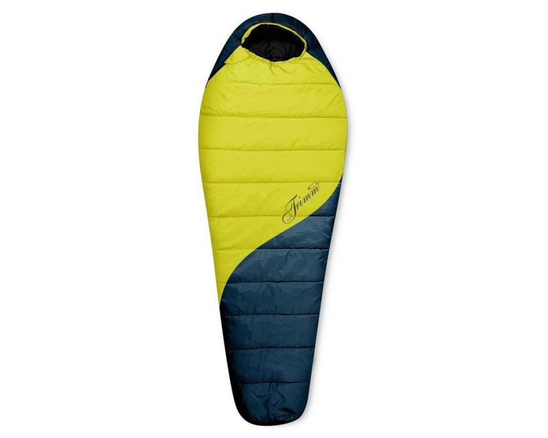 Trimm Outdoor Products Mumienschlafsack Trimm Schlafsack Mumienschlafsack bis -25°C lemon green, thermoisolierter Kragen 360°, Maße: 220 x 85cm von Trimm Outdoor Products