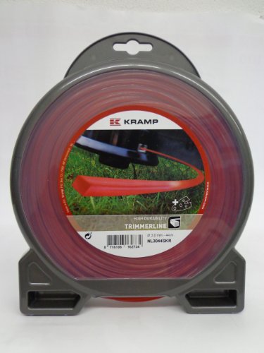 Trimmer Line Mähfaden 4- Kant für alle Motorsense Nylon rot 3,0 mm x 44 m von Trimmer Line