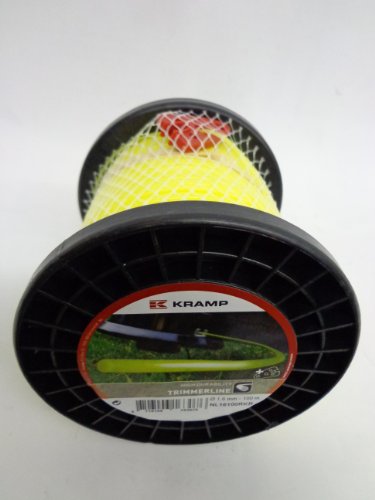 Trimmer Line Mähfaden für alle Motorsense Nylon rund gelb 1,6 mm x 100 m von Trimmer Line