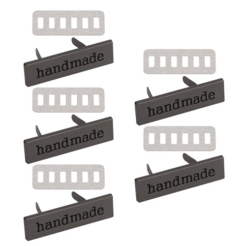 5 Stück Trimming Shop Handgefertigte Metalletiketten Gravierte Häkeletiketten Rechteckige Legierung Handgemachte Handwerk Tags DIY Nähen Etiketten für Taschen Kleidung Lederwaren Schmuck und Geschenke 5 Stück Trimming Shop Handgefertigte Metalletiketten Gravierte Häkeletiketten Rechteckige Legierung Handgemachte Handwerk Tags DIY Nähen Etiketten für Taschen Kleidung Lederwaren Schmuck und Geschenke von Trimming Shop