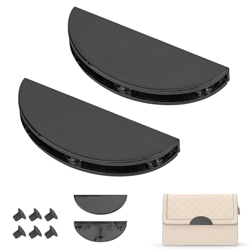 Trimming Shop Halbmond-Magnetkanten-Verschlussplatten, halbrunde Taschenverschluss, Metallplatten, Geldbörsenkanten-Verschluss, DIY Handwerk Zubehör & Tasche Hardware für Kupplungen - Gunmetal, 2 Trimming Shop Halbmond-Magnetkanten-Verschlussplatten, halbrunde Taschenverschluss, Metallplatten, Geldbörsenkanten-Verschluss, DIY Handwerk Zubehör & Tasche Hardware für Kupplungen - Gunmetal, 2 von Trimming Shop