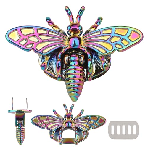 Trimming Shop Metall-Bienenförmiger Drehverschluss, Retro-Taschen-Verschluss, Hardware für DIY-Lederhandwerk, Handtaschen, Geldbörsen, Schultertaschen, dekoratives Bienenschloss, stilvoller Trimming Shop Metall-Bienenförmiger Drehverschluss, Retro-Taschen-Verschluss, Hardware für DIY-Lederhandwerk, Handtaschen, Geldbörsen, Schultertaschen, dekoratives Bienenschloss, stilvoller von Trimming Shop