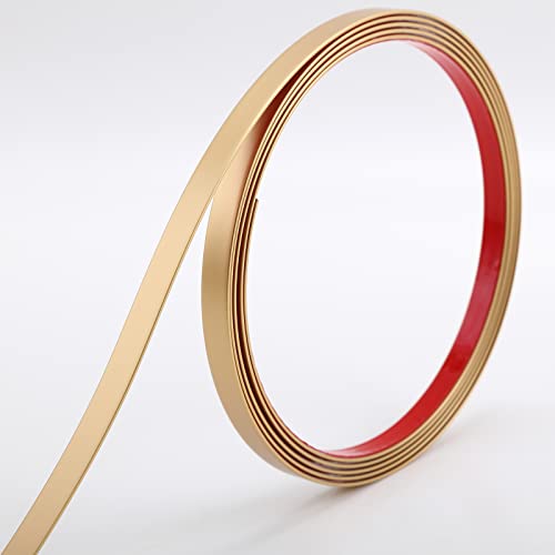 Trimold Goldleiste zum Abziehen und Aufkleben, flexibles Spiegelrand-Design, Wand-Decken-Bodenschrank-Fliesenleiste, 5 m x 0,66 cm Trimold Goldleiste zum Abziehen und Aufkleben, flexibles Spiegelrand-Design, Wand-Decken-Bodenschrank-Fliesenleiste, 5 m x 0,66 cm von Trimold