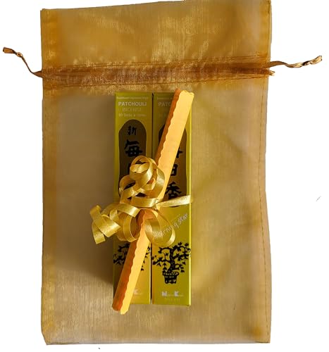 TRIMONTIUM 184 Nippon Kodo Morning Star japanische Räucherstäbchen Duopack, 2 x 50 Stück Patschuli/Patchouli, normal, 100 von TRIMONTIUM