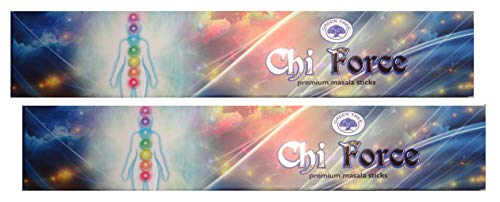 TRIMONTIUM Räucherwerk, GTL Premium-Masala-Räucherstäbchen, Naturbraun, Duo-Pack (2 x 15 g) Chi Force/Feinstoffliche Stärkung der Lebenskraft, 2 von TRIMONTIUM