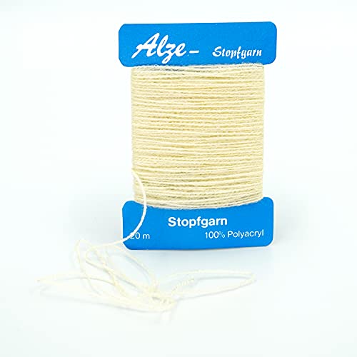 Trimz 505-803 Stopfwolle, Polyester, cremefarben, 1x20m von Trimz