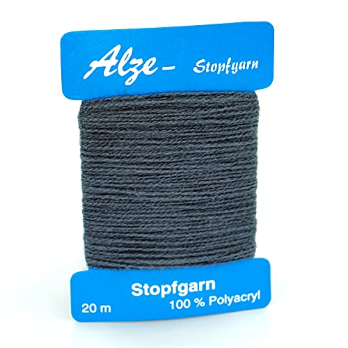 Trimz 505-818 Stopfwolle, Polyester, dunkelgrau, 1x20m von Trimz