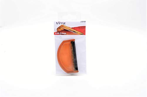 Trimz Fusselkamm, Orange, 8 x 5 x 0,5 cm von Trimz
